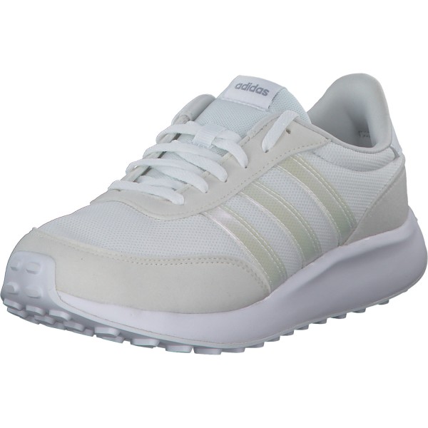 Adidas Run 70s K, Sneakers Low, Damen, ftwr white/silver met./core bl