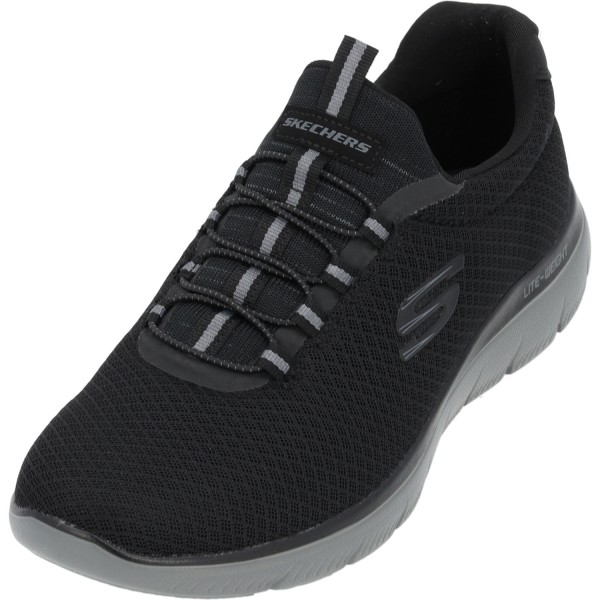 Skechers 52811, Sneakers Low, Herren, Schwarz (Black Charcoal)