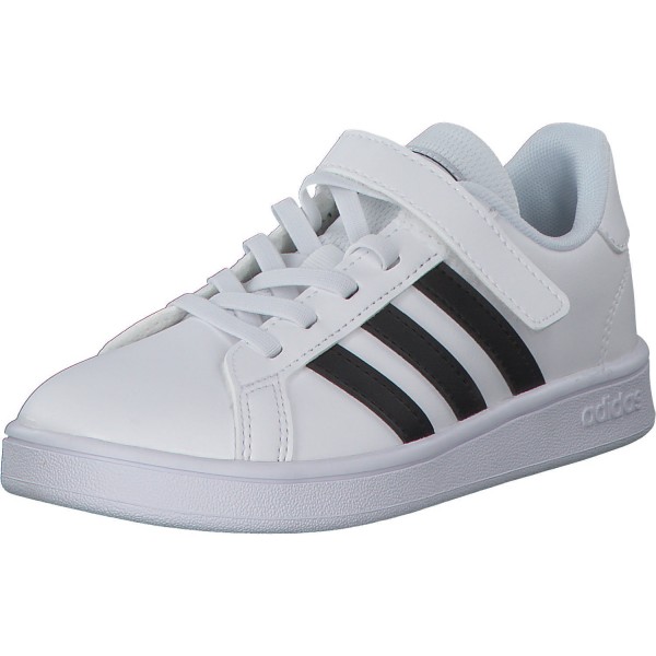 Adidas Core Grand Court C, Sneakers Low, Kinder, weiß schwarz